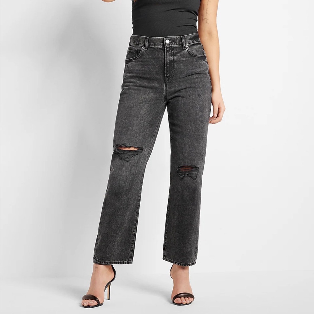 Express straight ankle jeans size 2